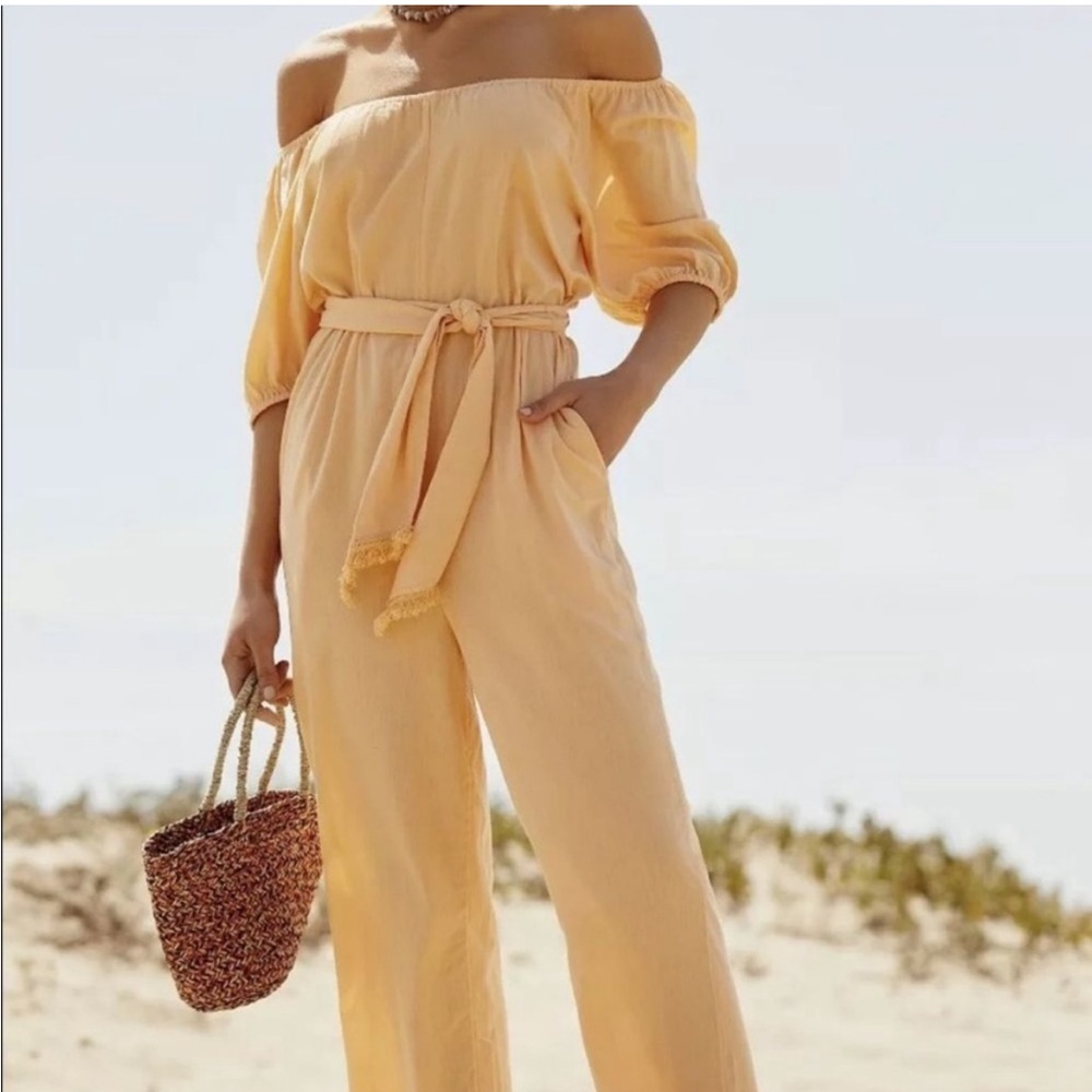 Free People Nalani Off The Shoulder Adjustable Waist M